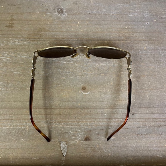 Vintage Fendi Italy Steampunk Sunglasses FS 119 G.E.P. Gold & Tortoise Y2K 90s - Picture 10 of 16